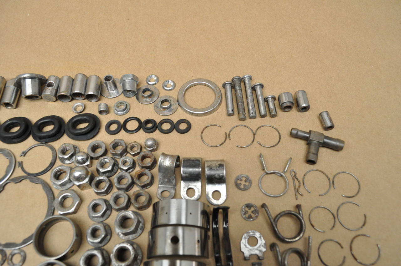 Vtg OEM Honda 1982 VF750 C V45 Magna Bolt Washer Nut Rubber Hardware Parts Lot