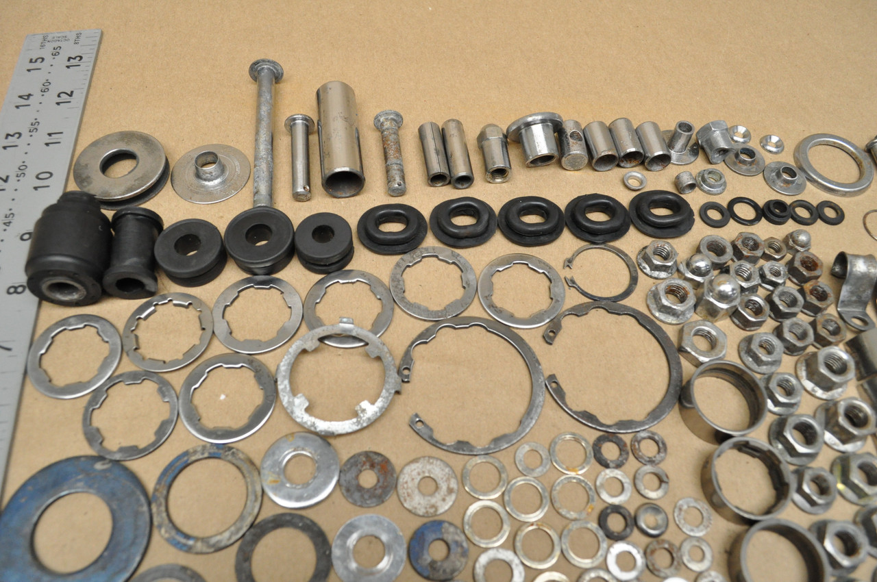 Vtg OEM Honda 1982 VF750 C V45 Magna Bolt Washer Nut Rubber Hardware Parts Lot