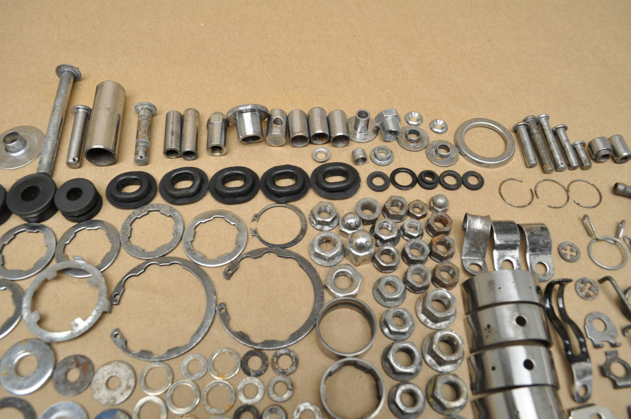 Vtg OEM Honda 1982 VF750 C V45 Magna Bolt Washer Nut Rubber Hardware Parts Lot