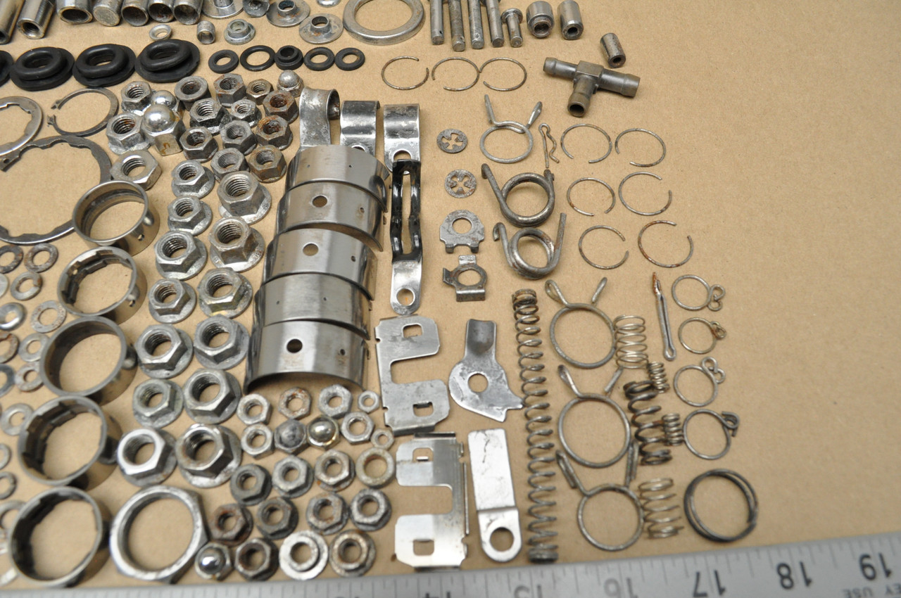 Vtg OEM Honda 1982 VF750 C V45 Magna Bolt Washer Nut Rubber Hardware Parts Lot