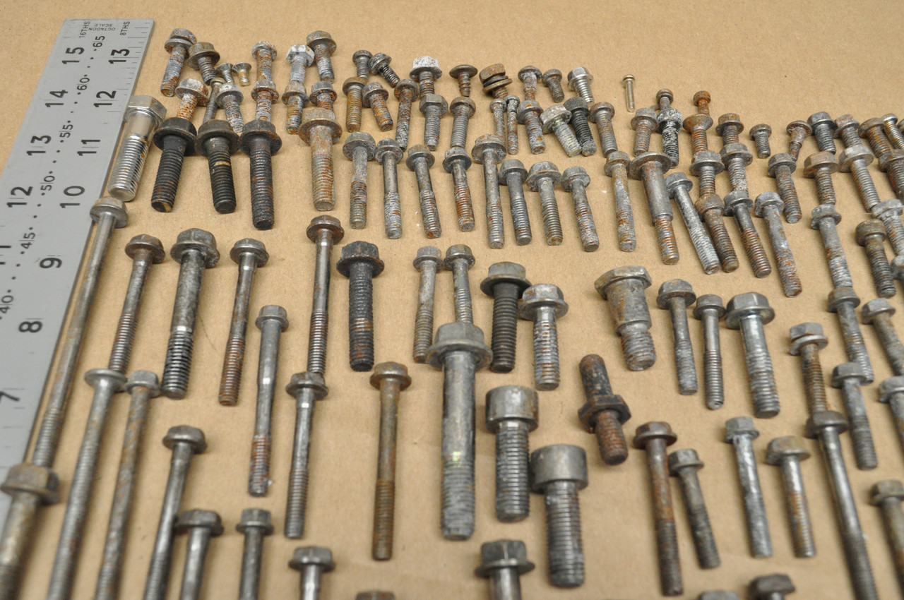 Vtg OEM Honda 1982 VF750 C V45 Magna Bolt Washer Nut Rubber Hardware Parts Lot