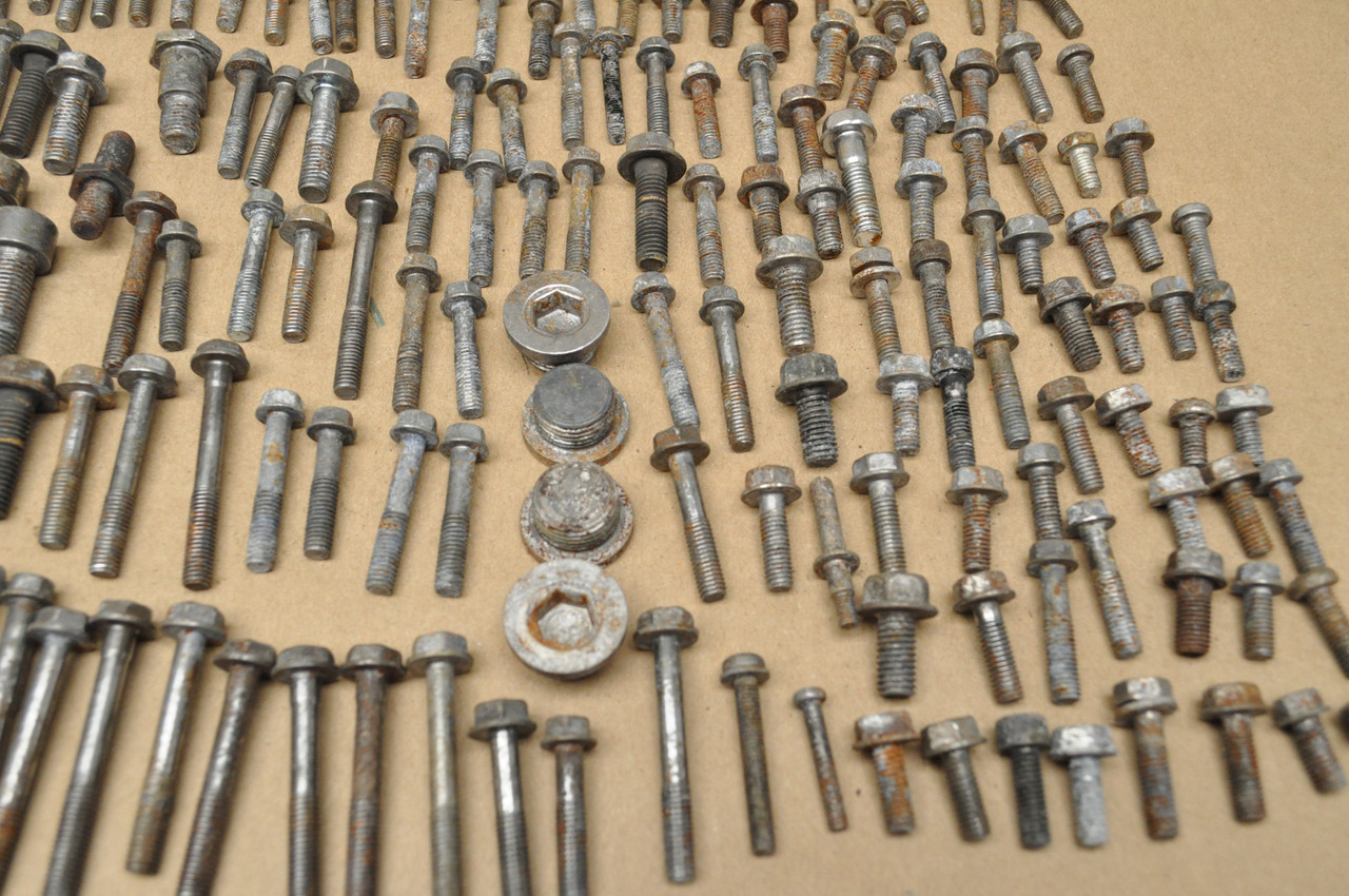 Vtg OEM Honda 1982 VF750 C V45 Magna Bolt Washer Nut Rubber Hardware Parts Lot