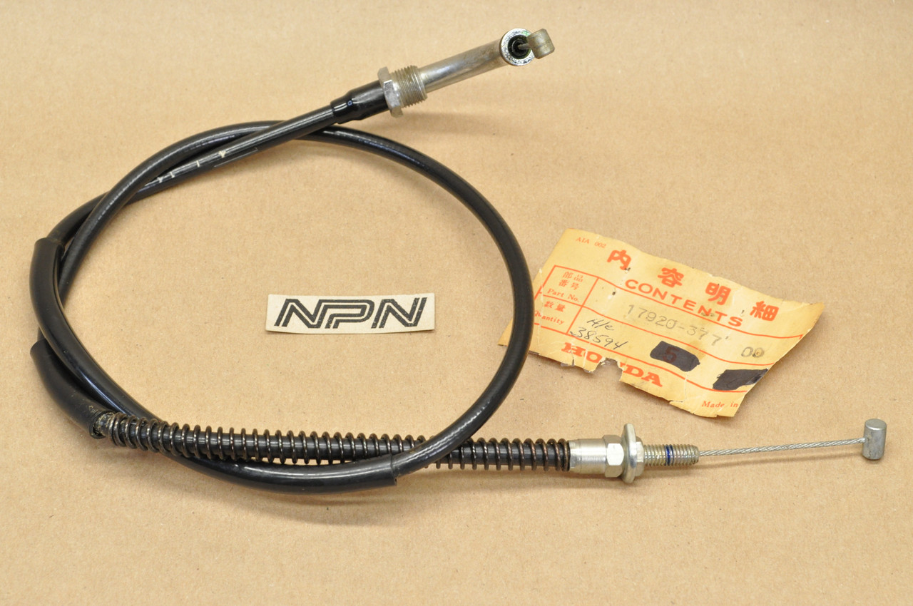 NOS Honda 1975-76 CB400 F Throttle Cable B 17920-377-000