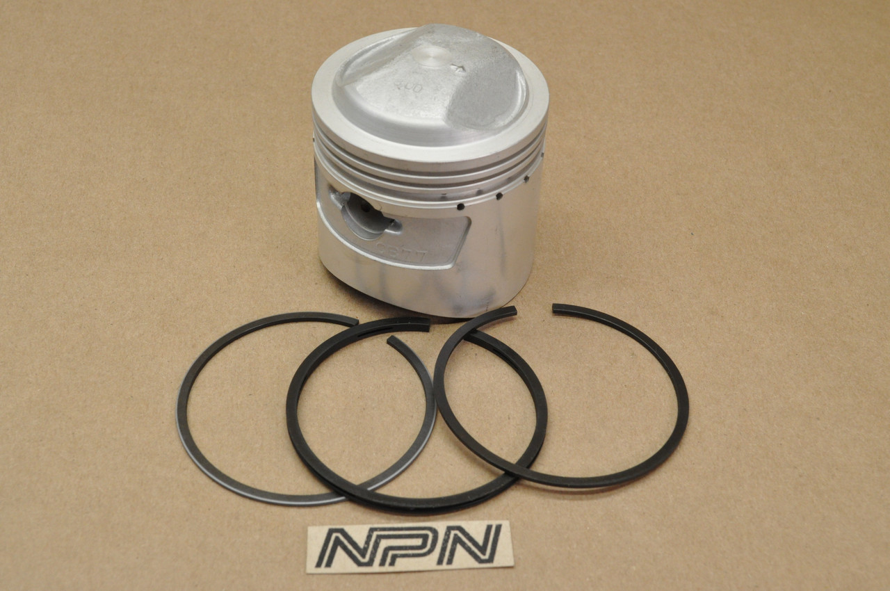 NOS Honda CB77 Superior Big Bore 3.00 mm Oversize Piston & Piston Ring Set S-12