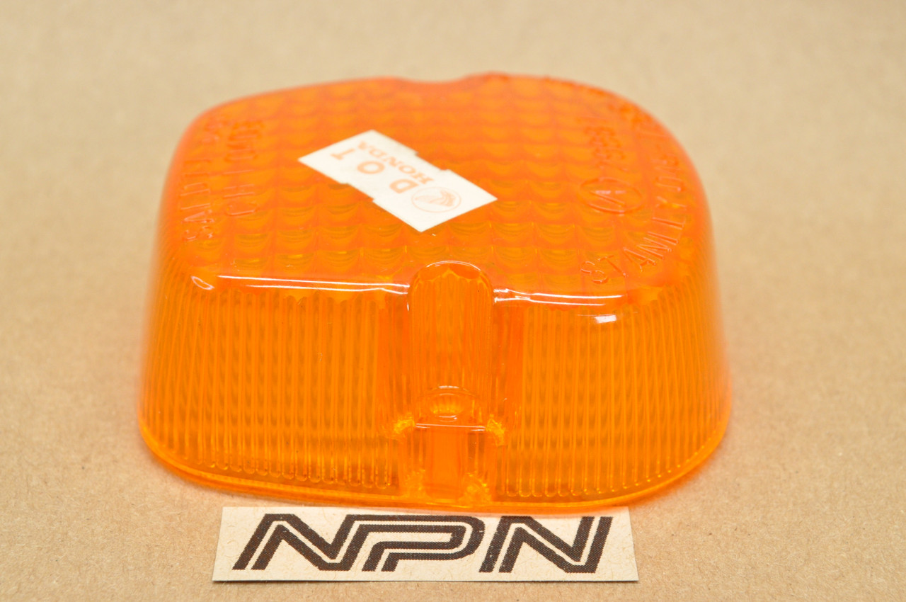 NOS Honda FT500 XL125 XL185 XL250 XL500 Turn Signal Lens 33402-428-671
