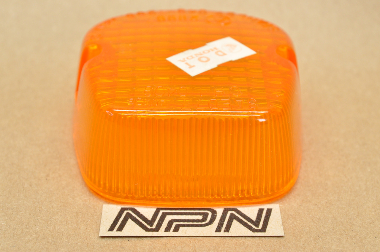NOS Honda FT500 XL125 XL185 XL250 XL500 Turn Signal Lens 33402-428-671
