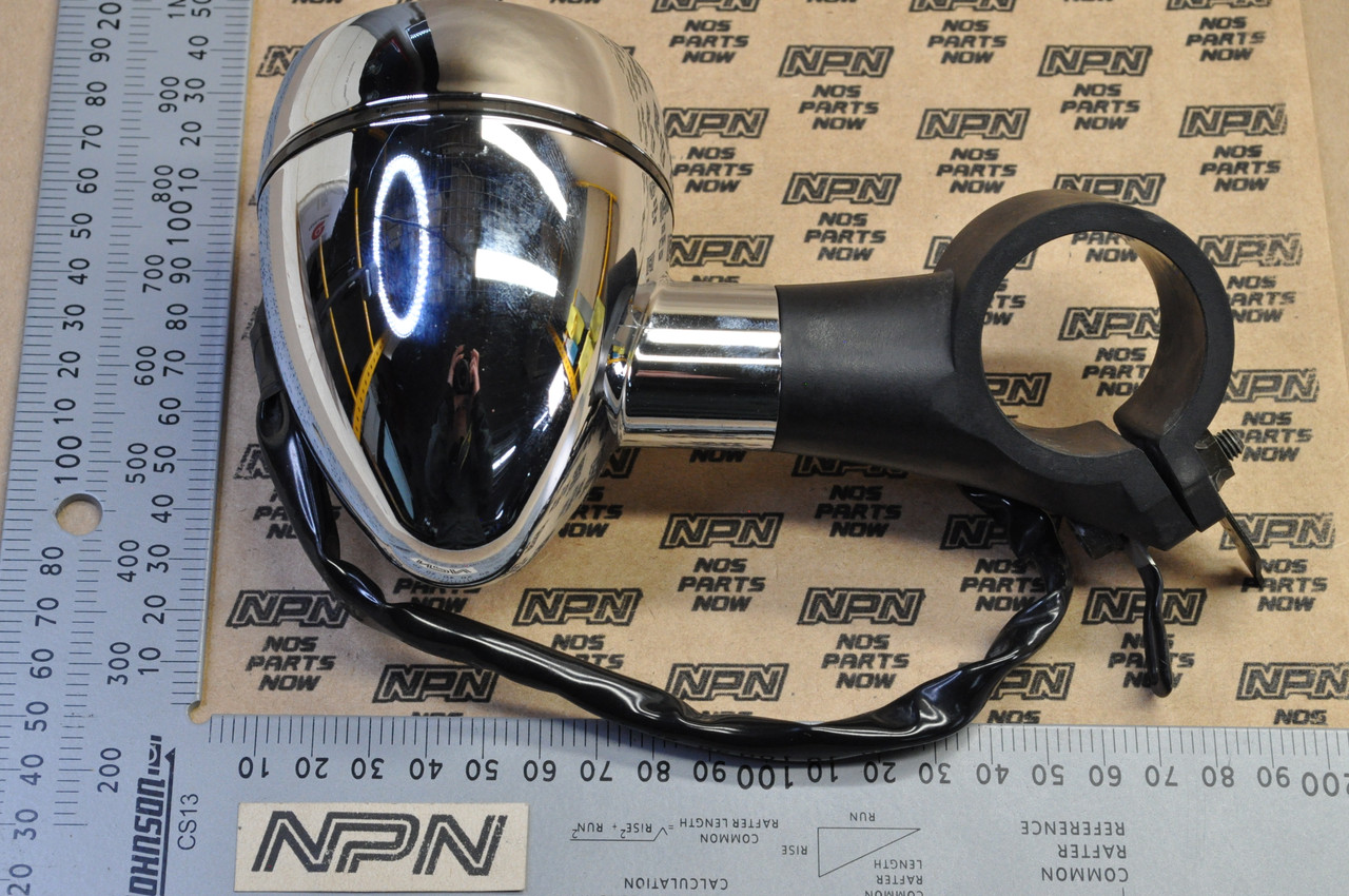 Vtg OEM Honda VT600 VT750 Shadow Left Front Turn Signal & Stem 33450-MZ8-K02