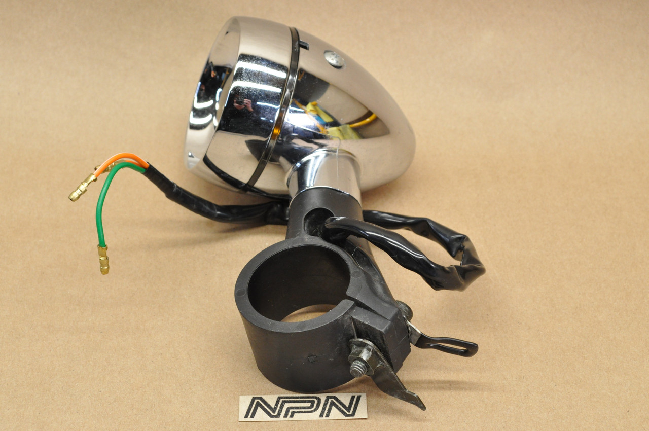 Vtg OEM Honda VT600 VT750 Shadow Left Front Turn Signal & Stem 33450-MZ8-K02