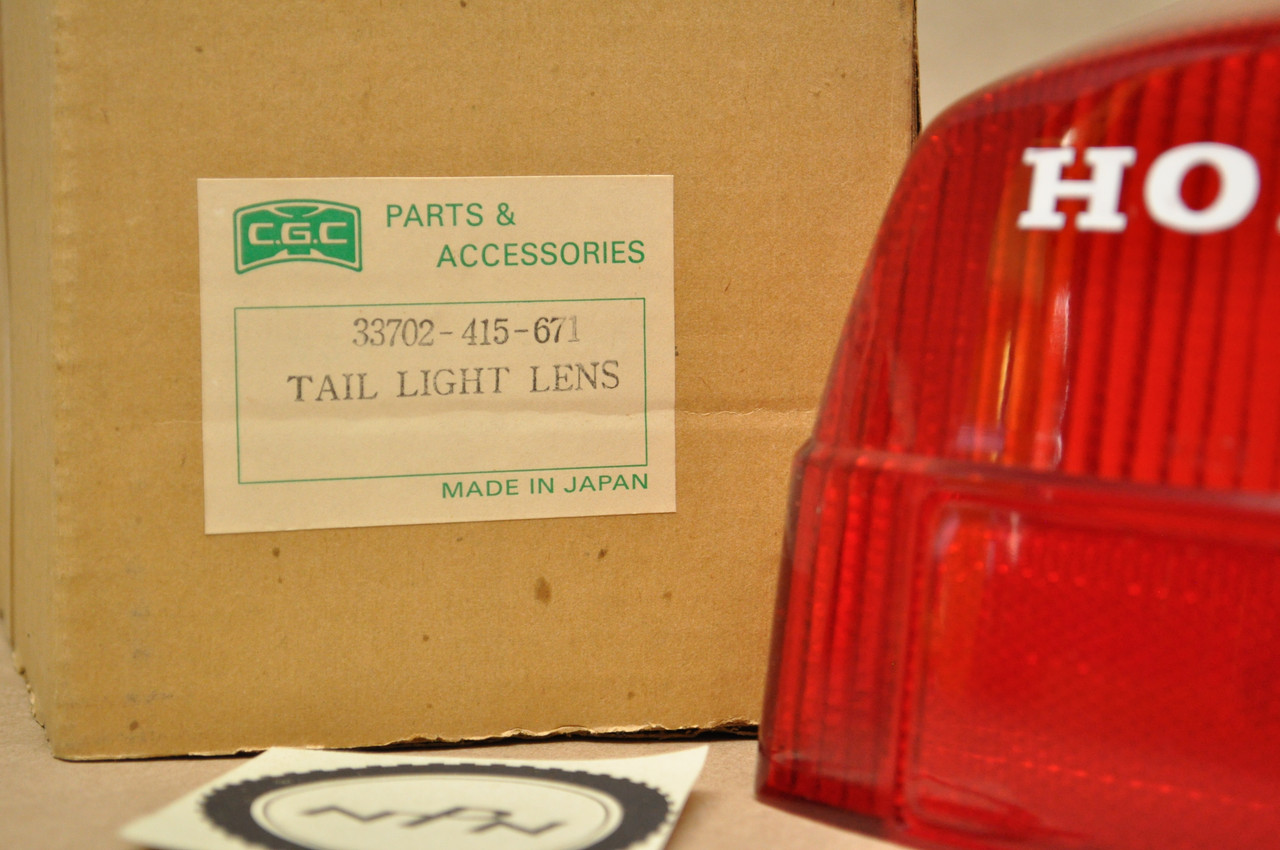 NOS Honda CB750 K 1978-79 CX500 1979-81 CX500D CGC Tail Light Lens 33702-415-671