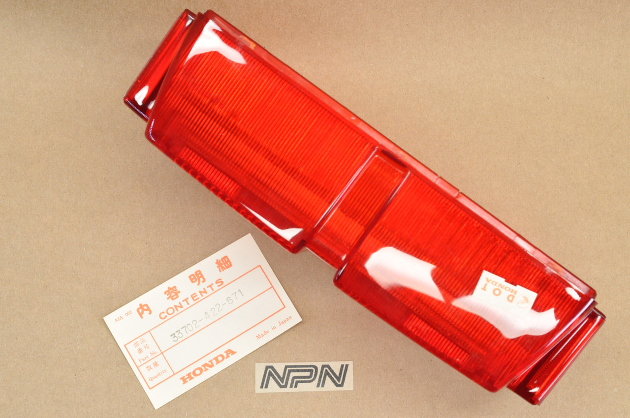 NOS Honda CB750 CB900 CBX GL1100 GL1200 GL650 Tail Light Lens 33702-422-671