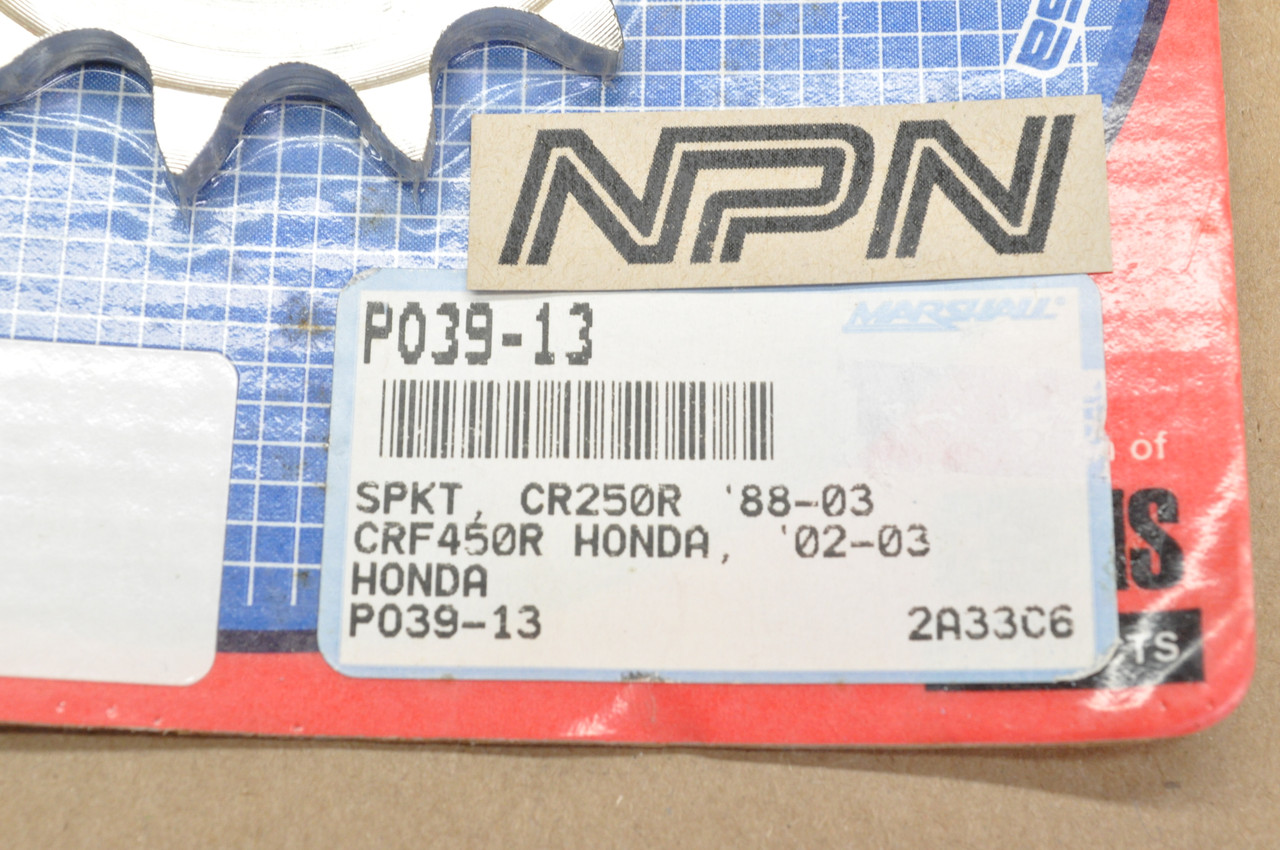 NOS Honda CR250 R CR500 R PBI Front Drive Chain Sprocket 13T 23802-ML3-871