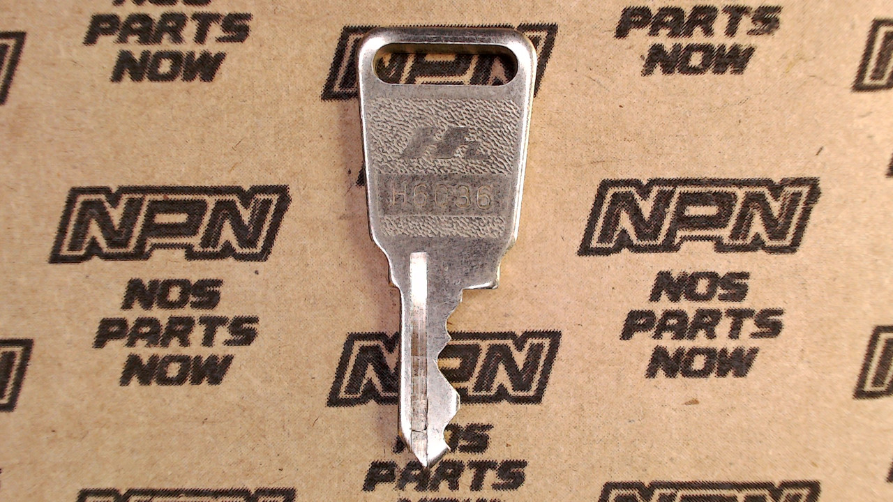 NOS Honda OEM Ignition Switch & Lock Key Single Groove H6036