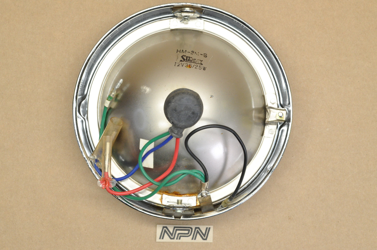 NOS Honda CB450 K0 CB77 CL77 Sealed Beam Head Light w/ Bezel Ring 33100-283-000
