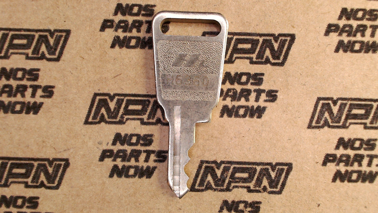 NOS Honda OEM Ignition Switch & Lock Key Single Groove H6360