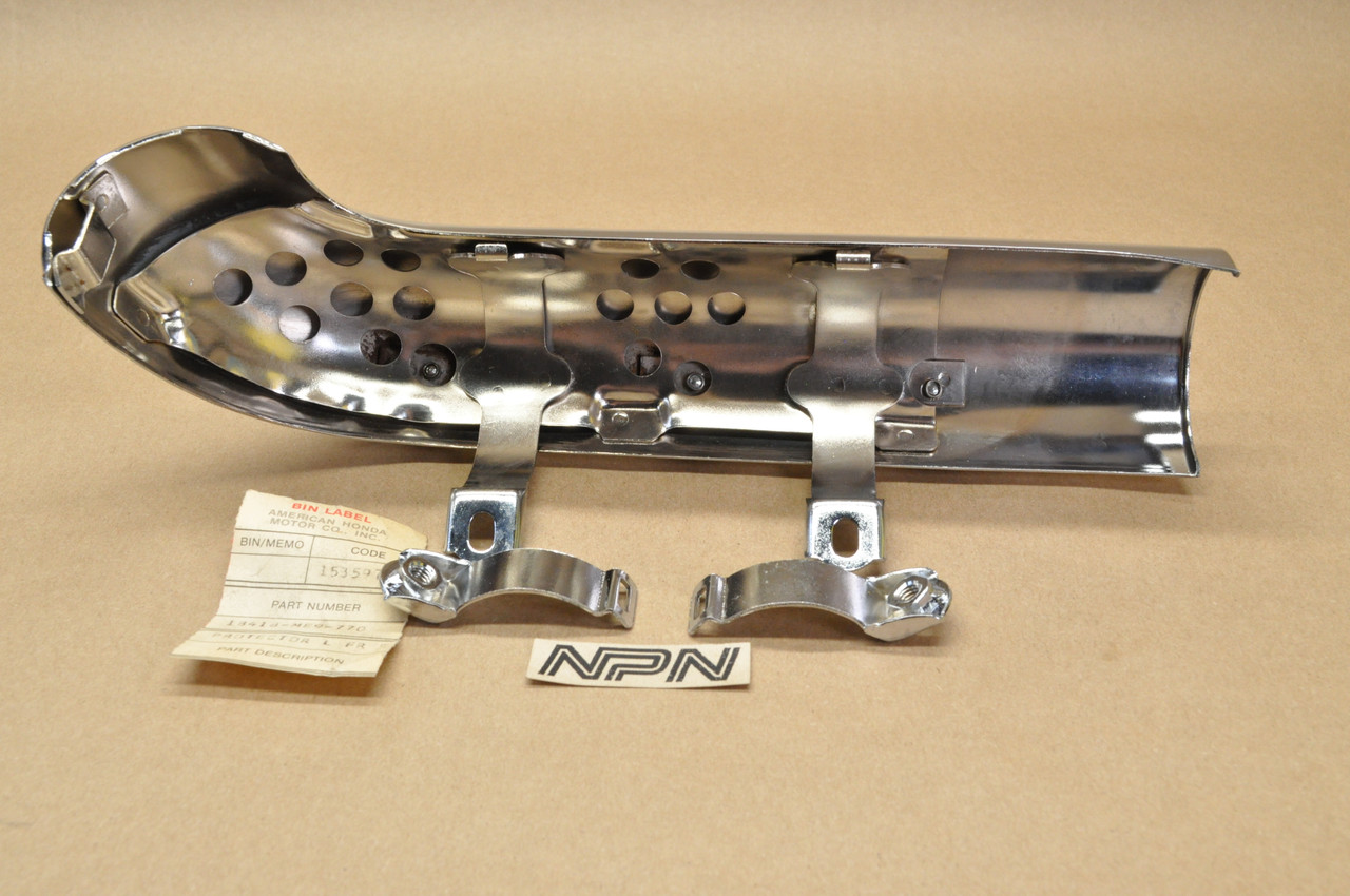 NOS Honda VT700 C VT750 C Exhaust Muffler Pipe Heat Shield Guard 18418-ME9-770
