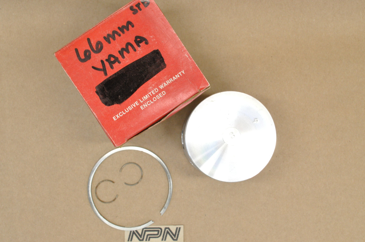 NOS Yamaha YFS200 Blaster Wiseco 66mm Std Size Piston, Rings & Clips Kit 573PS