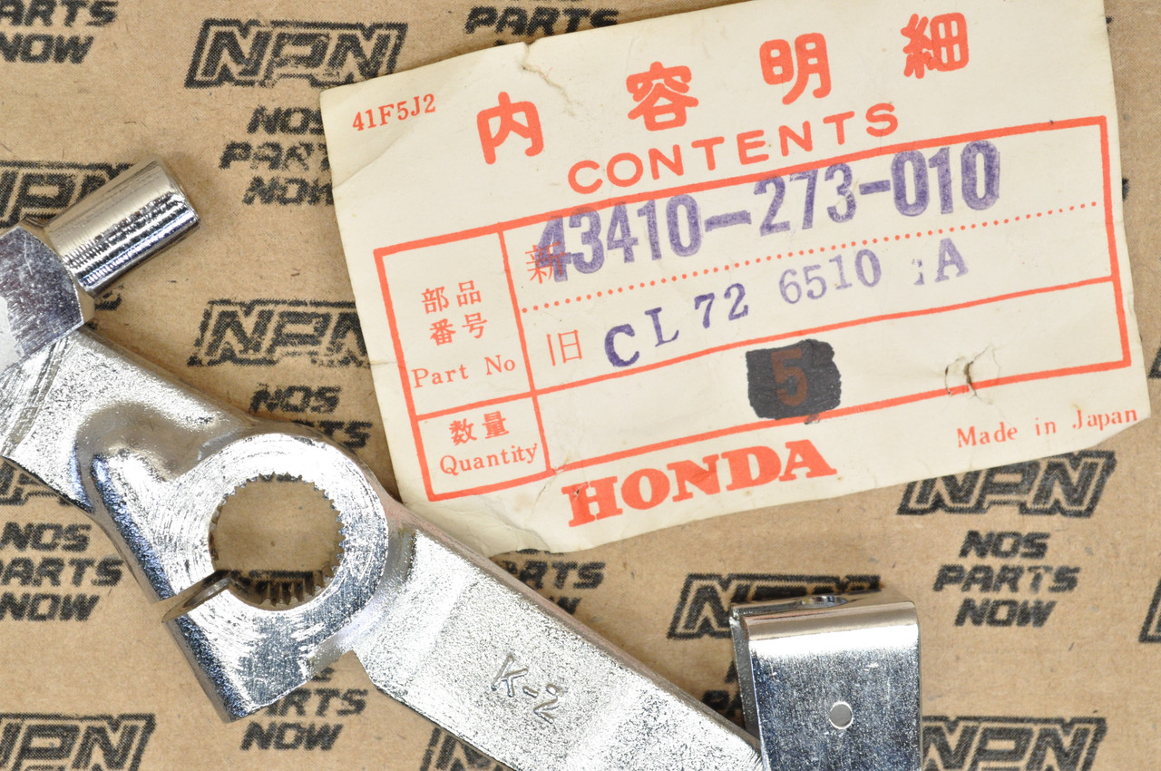 NOS Honda CL77 CL72 Rear Brake Arm "A" 43410-273-010
