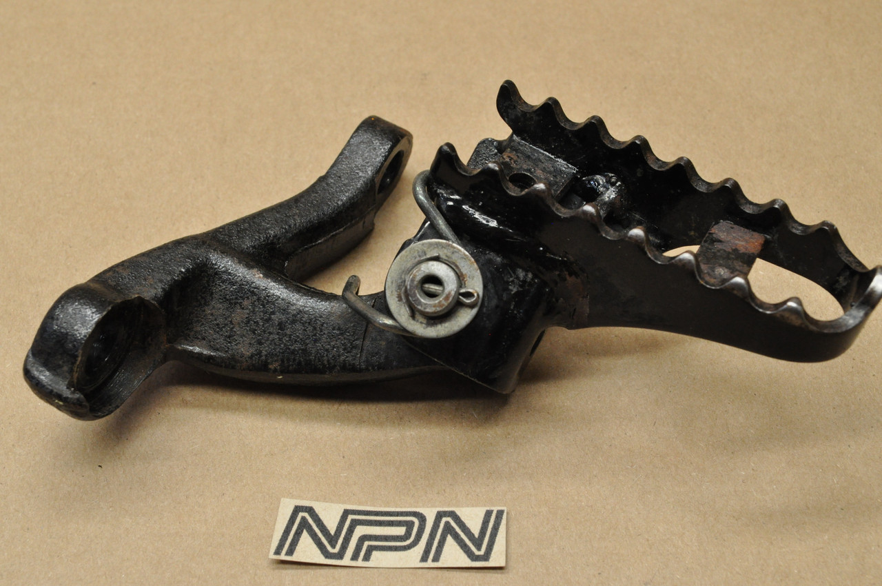 Vtg OEM Honda 1985-87 XL250 R Left Foot Rest Step & Arm Bracket 50620-KL4-770 ZA
