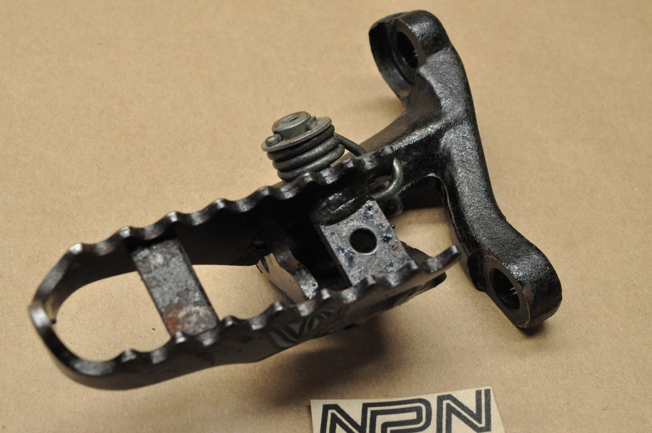 Vtg OEM Honda 1985-87 XL250 R Left Foot Rest Step & Arm Bracket 50620-KL4-770 ZA