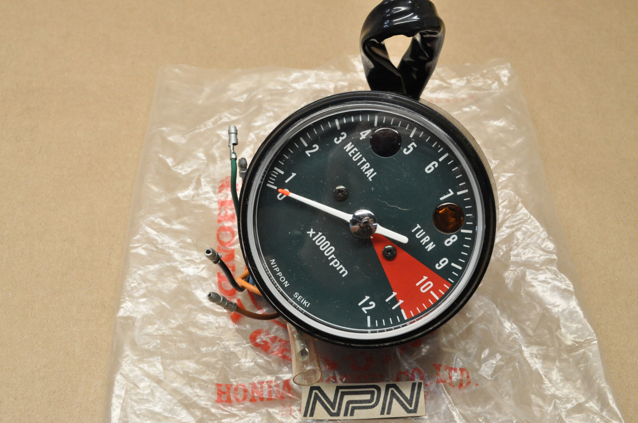 NOS Honda 1975-76 CB200 T Tachometer RPM Tach Meter Gauge 37250-389-671