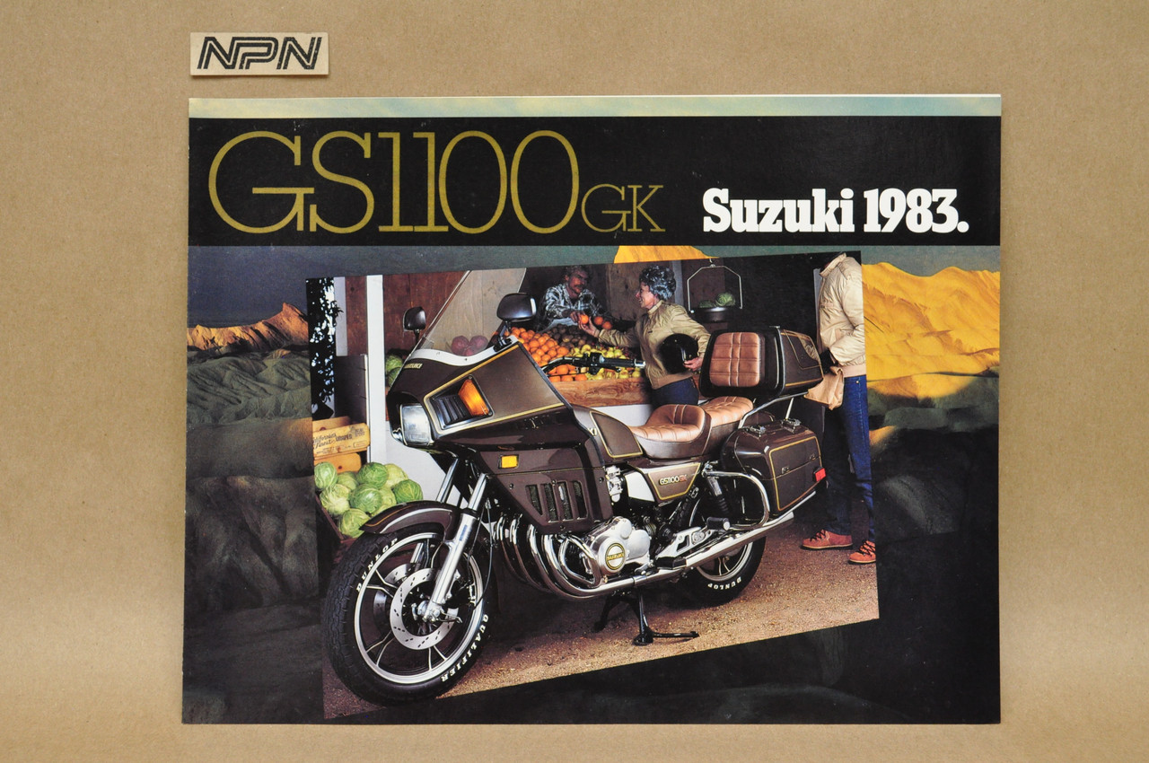 Vintage NOS 1983 Suzuki GS1100 GK Motorcycle Brochure Dealer Specs OEM