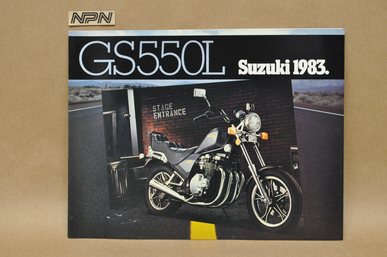 Vintage NOS 1983 Suzuki GS550 L Motorcycle Brochure Dealer Specs OEM