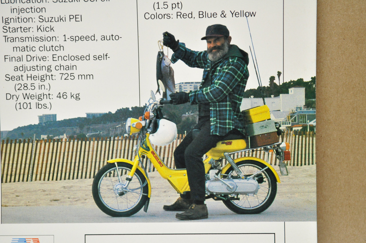 Vintage NOS 1985 Suzuki FA50 Shuttle Brochure Moped Motorcycle Dealer Specs OEM