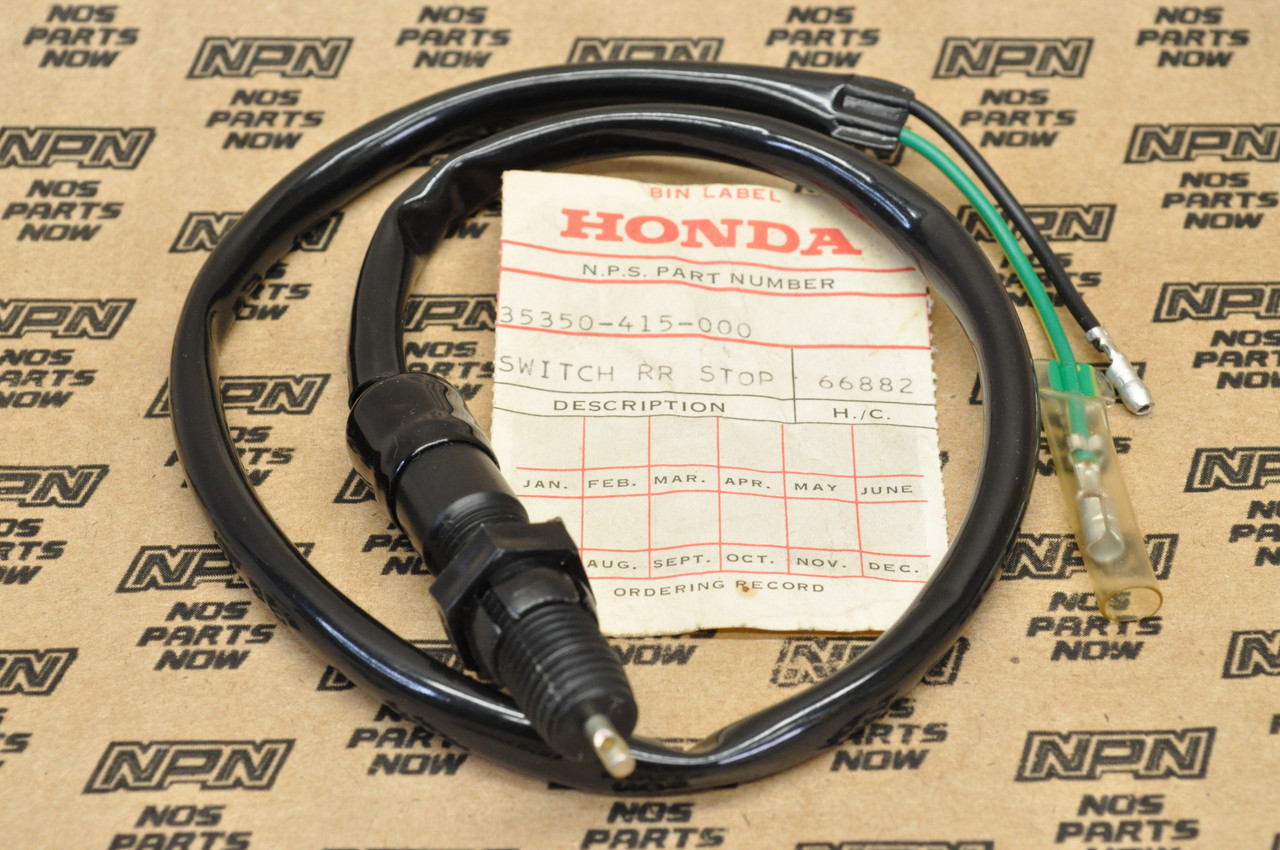 NOS Honda CX500 CX500C CX500D CX500T Rear Brake Stop Switch 35350-415-000
