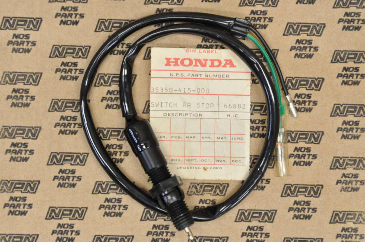 NOS Honda CX500 CX500C CX500D CX500T Rear Brake Stop Switch 35350-415-000
