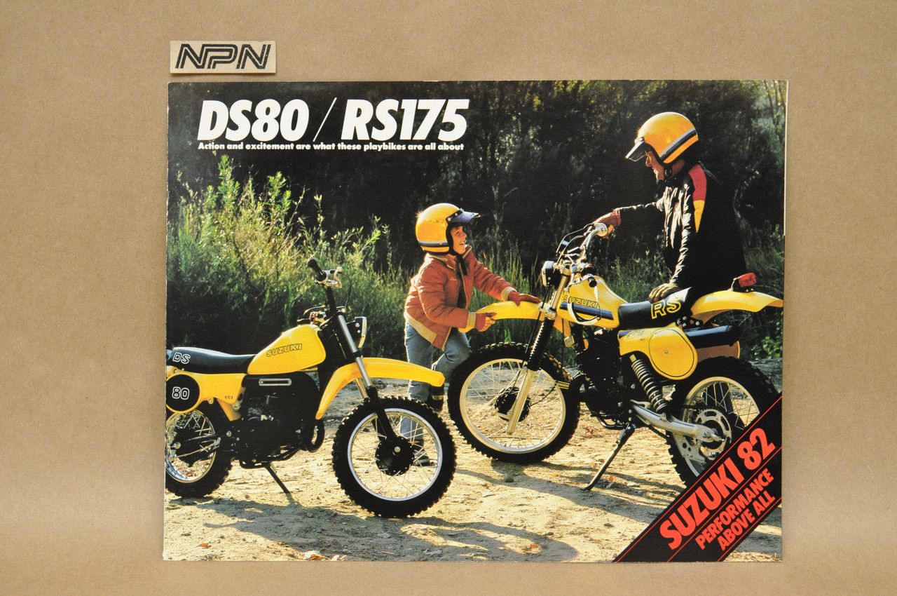 Vintage NOS 1982 Suzuki DR500 SP500 Brochure Moped Dealer Specs OEM
