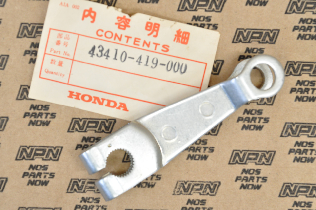 NOS Honda 1978-79 CM185 T 1980-82 CM200 T Twinstar Rear Brake Arm 43410-419-000