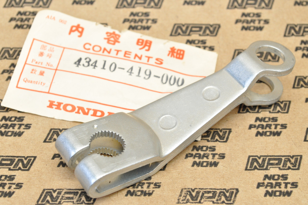 NOS Honda 1978-79 CM185 T 1980-82 CM200 T Twinstar Rear Brake Arm 43410-419-000