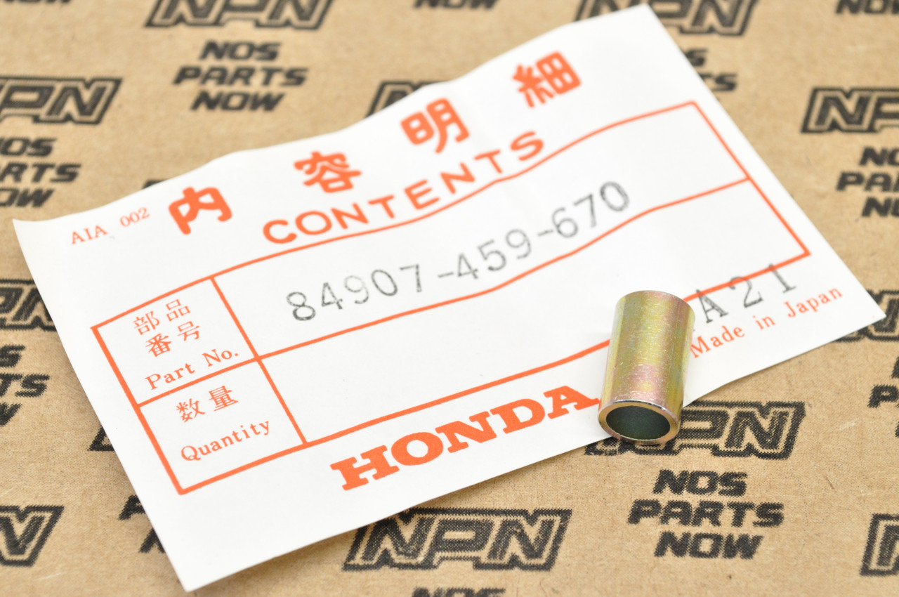 NOS Honda 1980-86 CT110 81-84 XR100 License Bracket Rubber Collar 84907-459-670