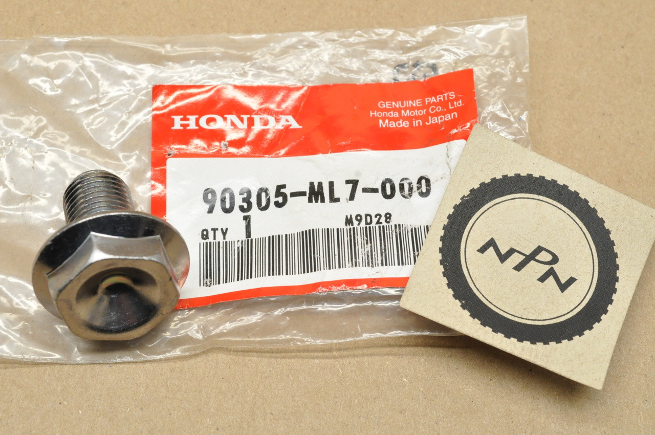 NOS Honda CBR1000 CBR600 CBR900 NT650 VFR700 Front Axle Bolt 90305