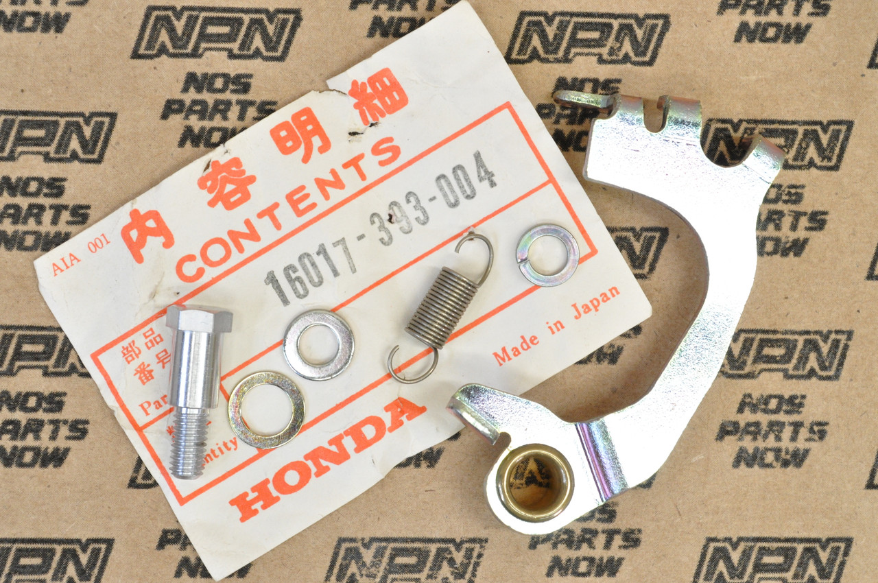 NOS Honda 1976-78 CB750 A Hondamatic Carburetor Pump Link Set 16017-393-004