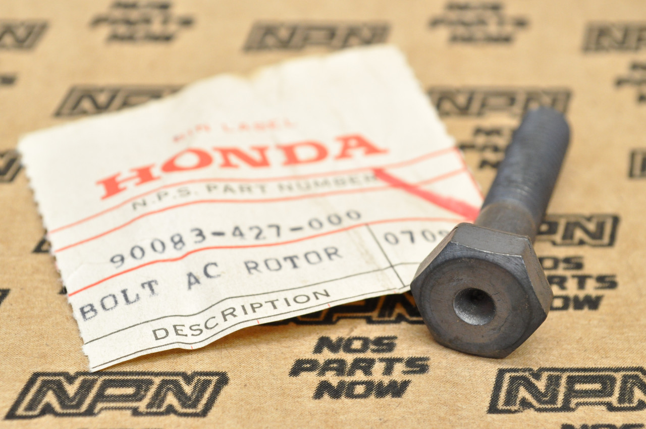 NOS Honda CB125 XL125 XL185 XR185 XR200 Flywheel Stator Rotor Bolt 90083-427-000