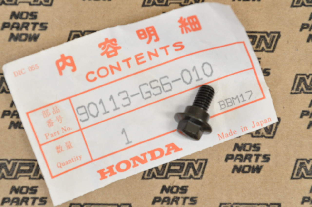 NOS Honda GL1500 Gold Wing SB50 Elite Bolt 90113-GS6-010