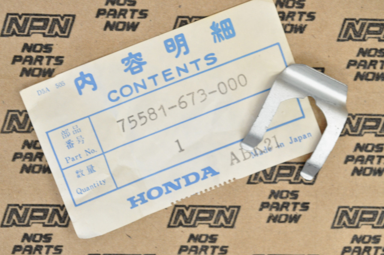 NOS Honda CH250 CH80 CN250 GL1500 NX250 PC800 SE50 Lock Spring 75581-673-000