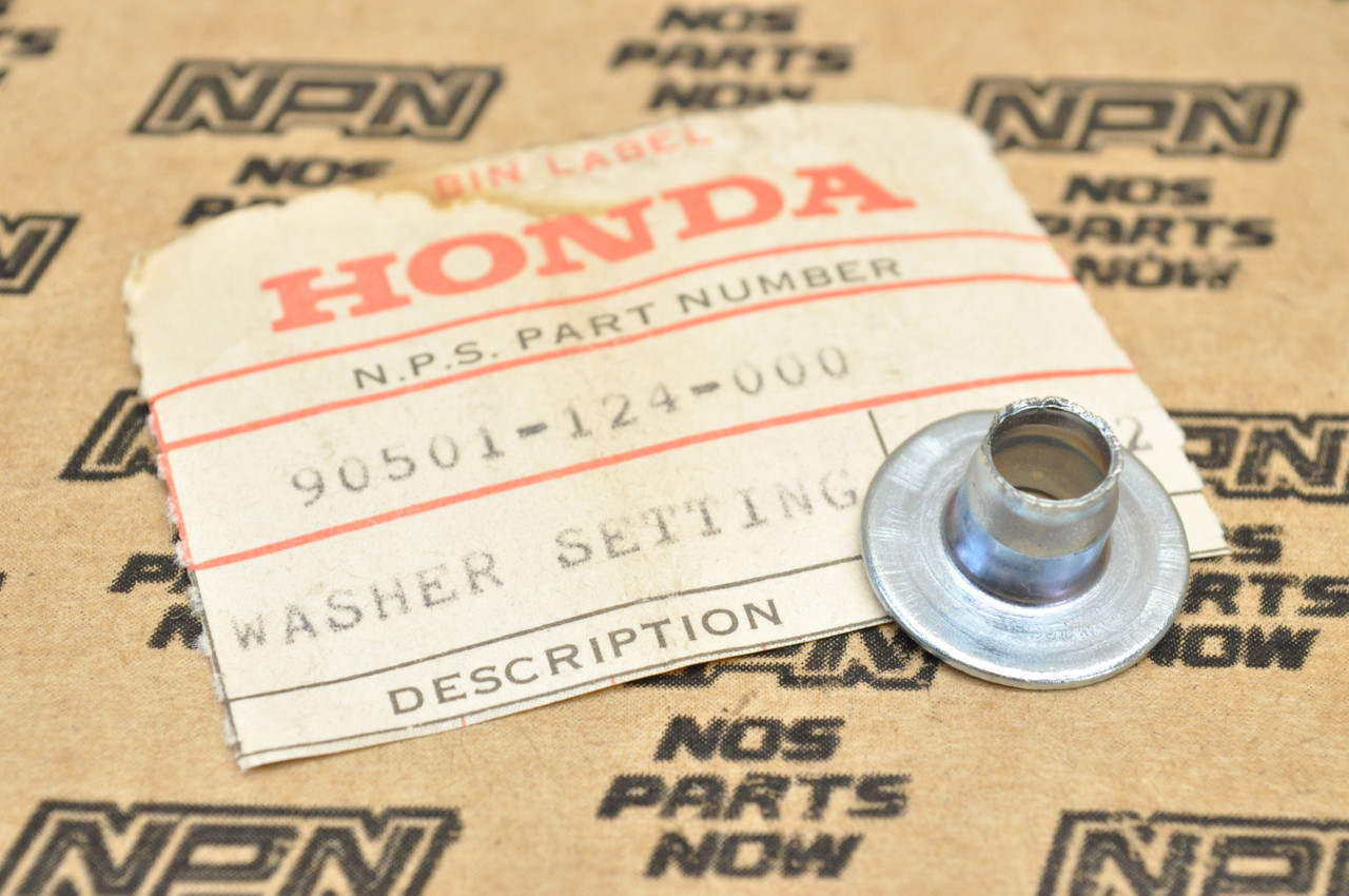 NOS Honda CB650 CH80 CT70 GL1100 PA50 VF700 XL500 XR200 Washer 90501-124-000