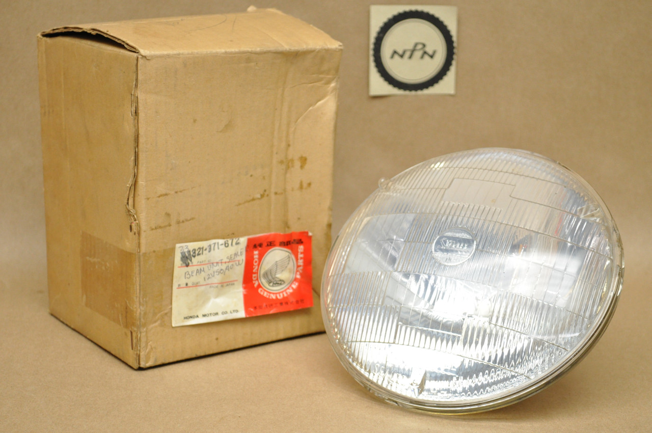 NOS Honda CB750 CB550 CX500 GL1000 GoldWing Head Light Sealed Beam 33321-371-672