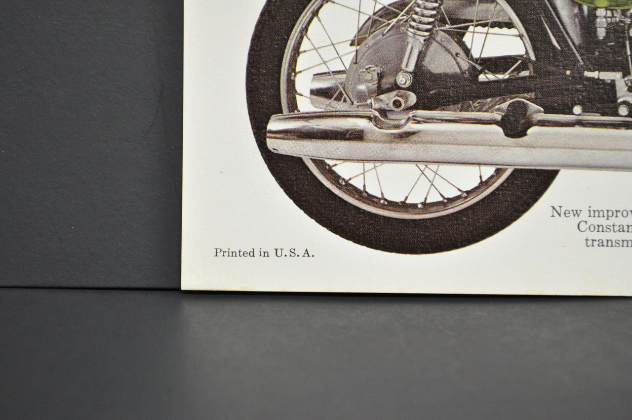 Vintage NOS 1969-70 Suzuki T250 X6R Hustler Motorcycle Brochure Dealer Specs OEM