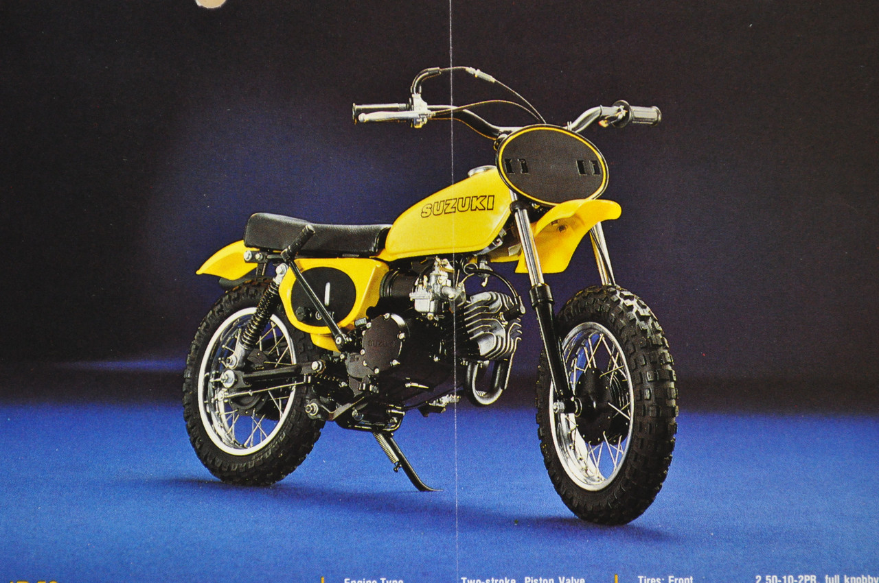 Vintage 1979 Suzuki JR50 OR50 Motorcycle Brochure Dealer Specs OEM