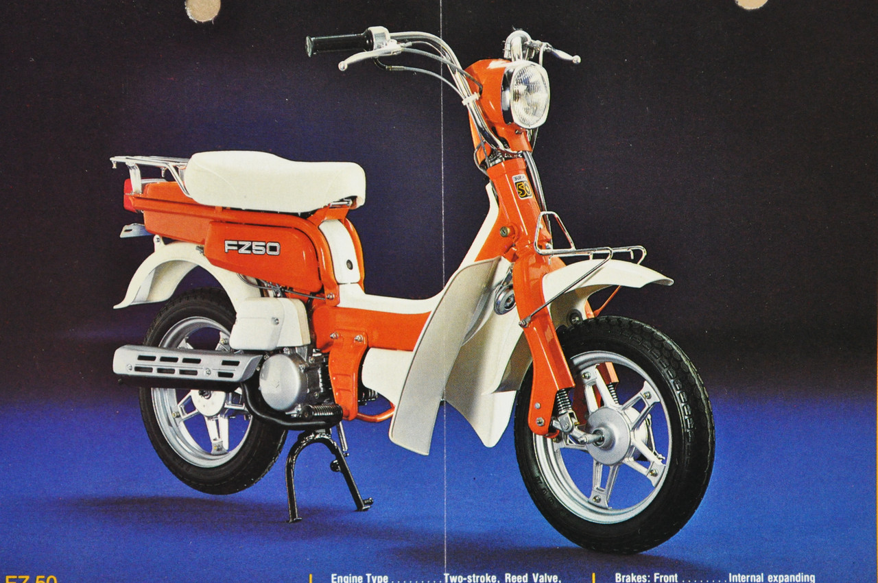 Vintage 1979 Suzuki FZ50 Moped Brochure Motorcycle Dealer Specs OEM