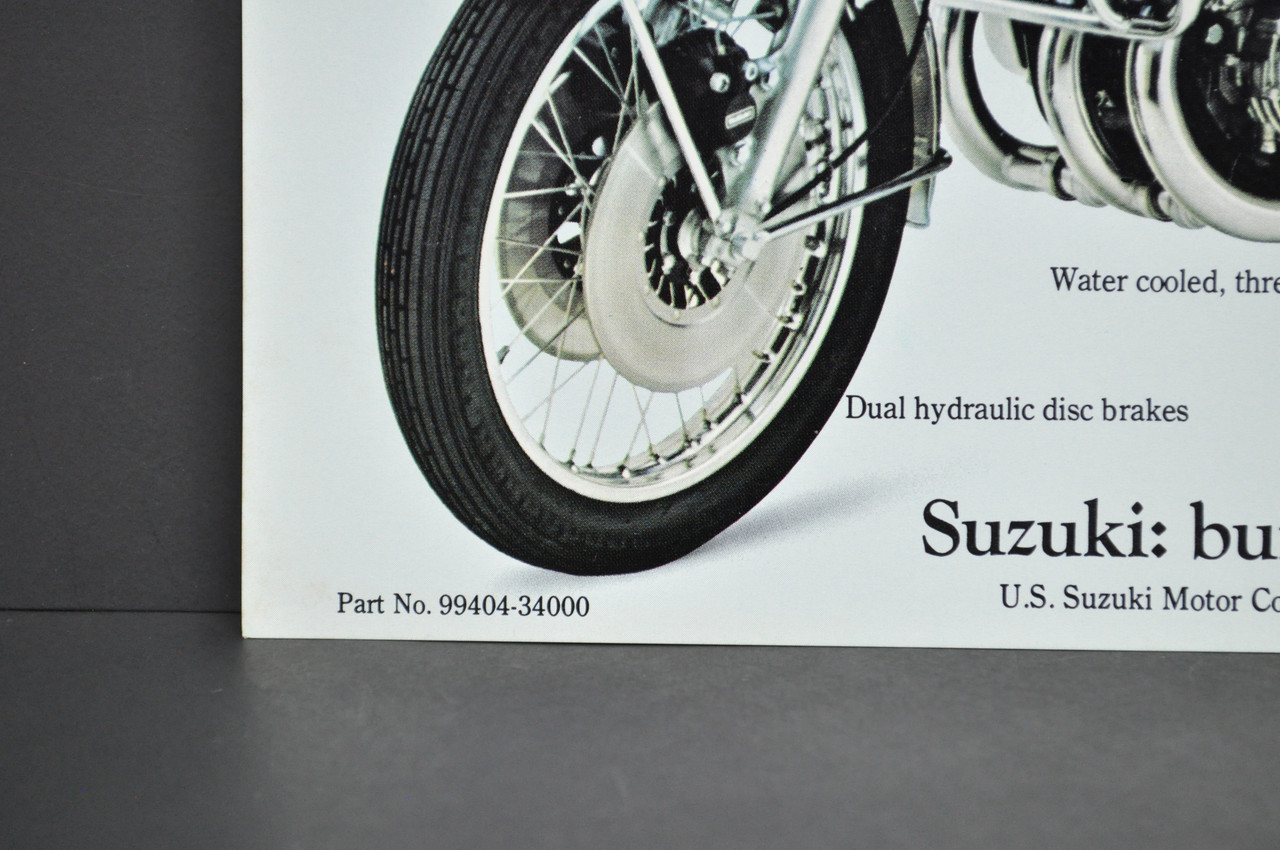 Vintage NOS 1973 Suzuki TS185 K Sierra TC125 K Prospector Brochure Dealer Specs OEM