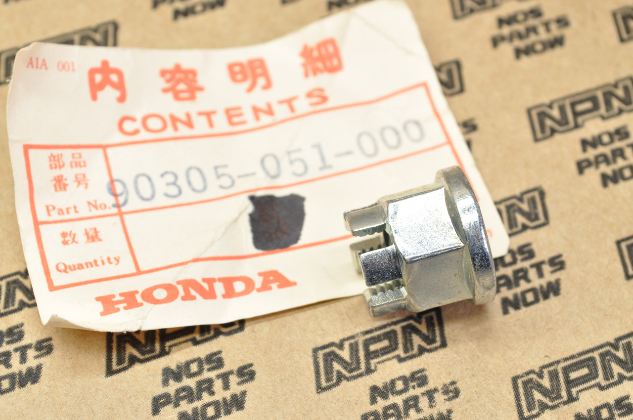 NOS Honda CB100 CL70 CR125 CT90 S90 SL70 ST90 XL70 XL80 XR75 Nut 90305-051-000
