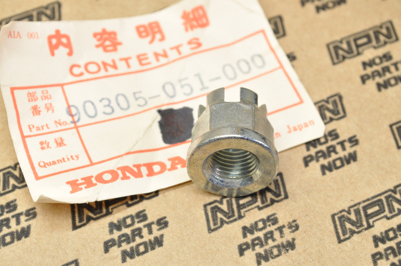 NOS Honda CB100 CL70 CR125 CT90 S90 SL70 ST90 XL70 XL80 XR75 Nut 90305-051-000