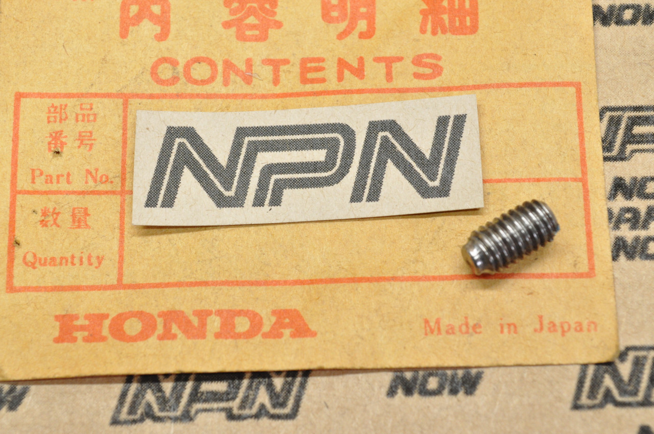NOS Honda CR125 M MR175 MT125 MT125R Elsinore Clutch Adjust Screw 22853-360-000