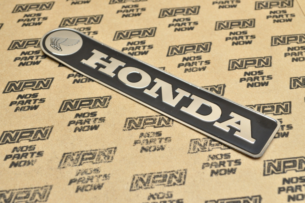 NOS Honda CT90 K1 Left Side Main Cover Emblem Badge Decal 87122-076-020