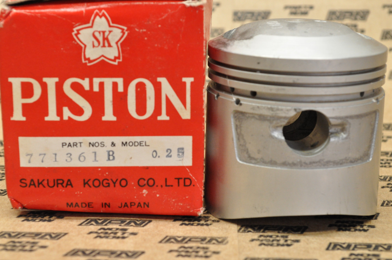 NOS Honda CA77 SK Piston .25 Oversize 13102-266-020