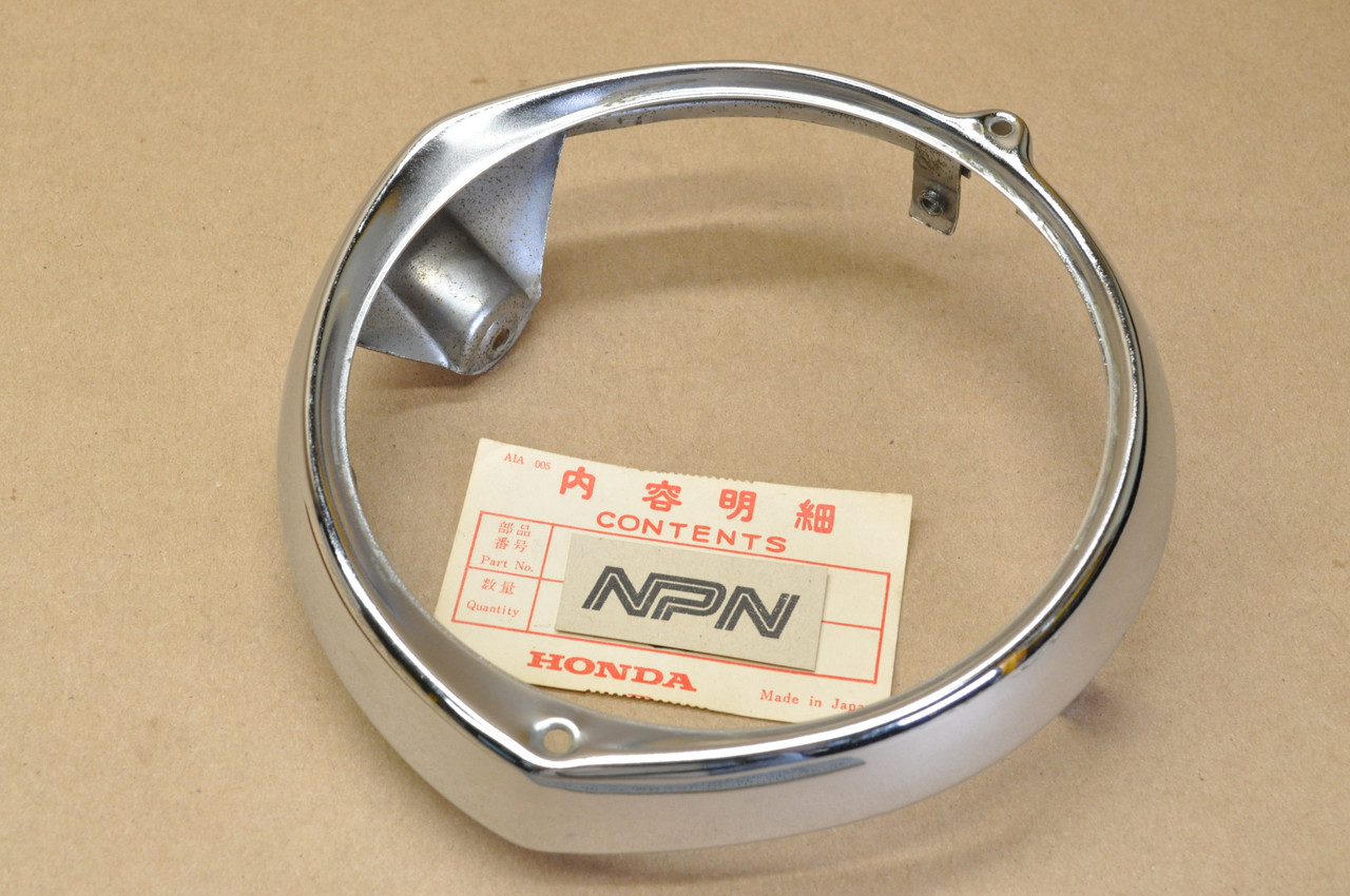 NOS Honda CA175 K3 Head Light Lamp Bezel Rim Ring 33101-302-673